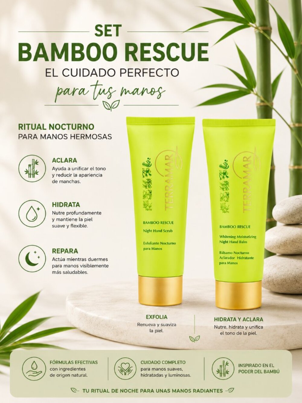 BAMBOO RESCUE Night Care for your Hands